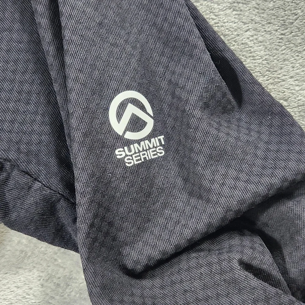The North Face Jacket Mens Medium Black Summit Series Fleece Lined Softshell